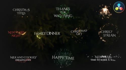 Videohive - Christmas Magic Titles | DaVinci Resolve - 35323220 - 35323220