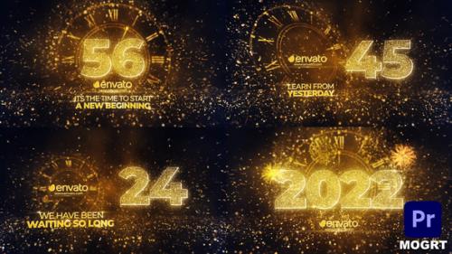 Videohive - New Year Countdown 2022 MOGRT - 35321524 - 35321524