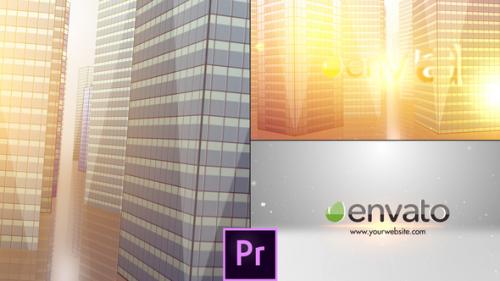 Videohive - Skyscraper Buildings Logo - Premiere Pro - 34162161 - 34162161