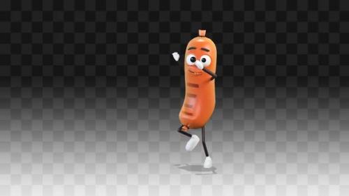 Videohive - Sausage Dancing A Jumping Dance - 35298262 - 35298262