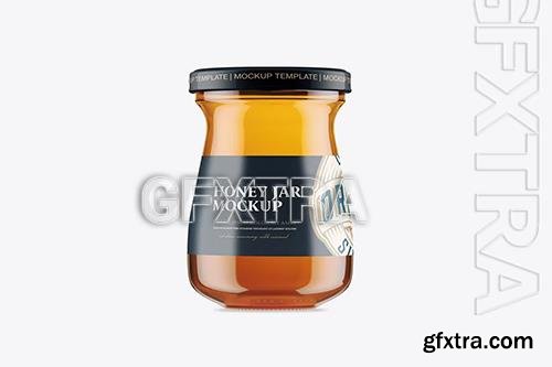 Honey Glass Jar Mockup HCJ6ZG4