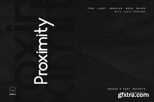 Proximity Sans - Unique Typeface + Webfonts