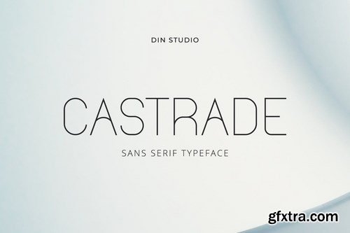 Castrade - Modern Sans Font