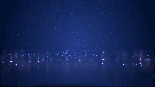 Videohive - Magic Light Rain with Reflections - 35334888 - 35334888