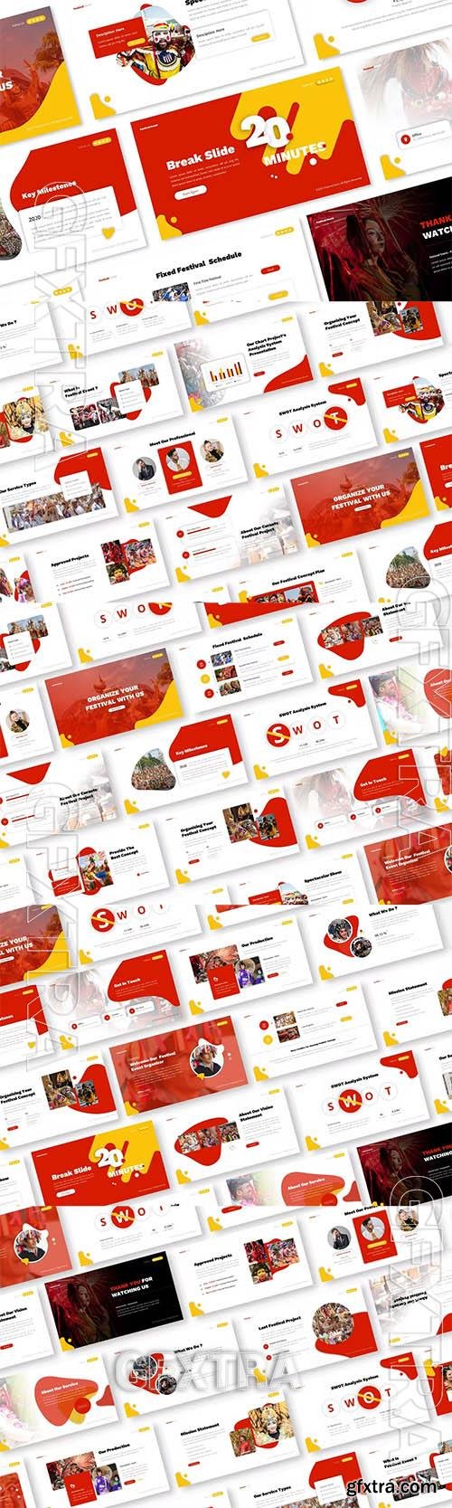 Festival Event Powerpoint, Keynote and Google Slides Presentation Templates