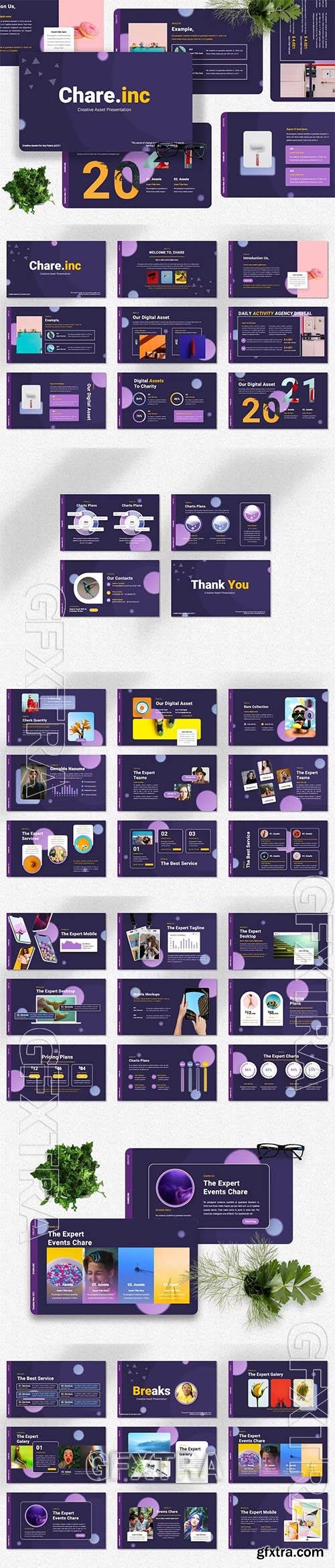 Chare - Creative Digital Powerpoint, Keynote and Google Slides Presentation Templates