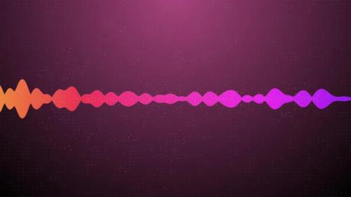 Videohive - Multicolored Digital Sound Wave Equalizer - 35345413 - 35345413