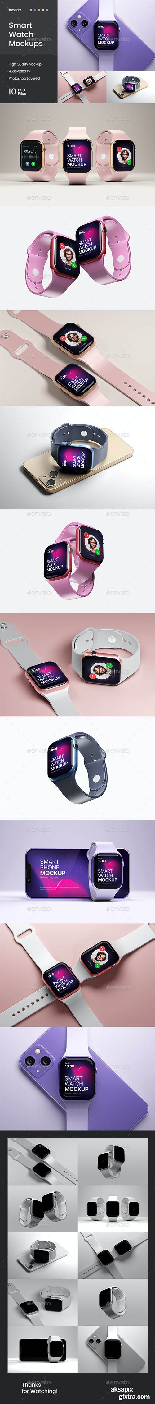 GraphicRiver - Smart Watch Mockup 35370315