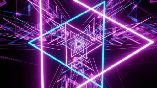 Videohive - Vj Loop Of The Pink Laser Neon Show For Party HD - 35346320 - 35346320