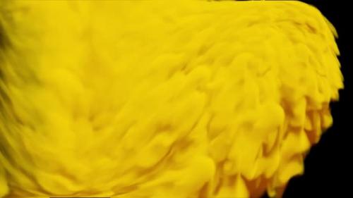 Videohive - Wavy Yellow Smoke - 35357438 - 35357438