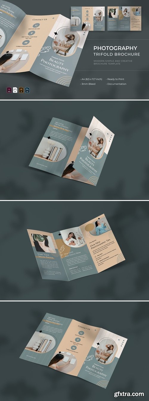 Beauty Photograpy | Trifold Brochure
