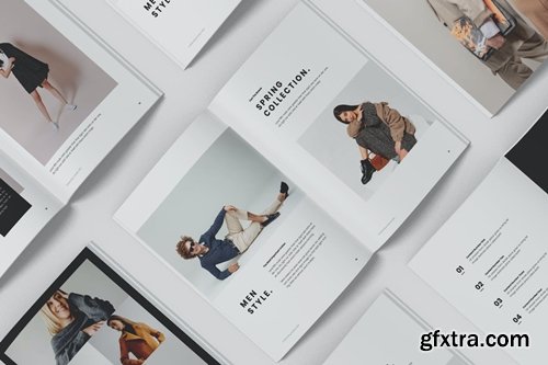 Flat Lay Magazine Mockup