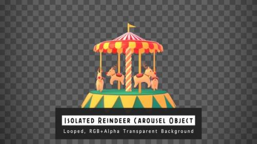 Videohive - Isolated Reindeer Caruosel Object - 35290424 - 35290424