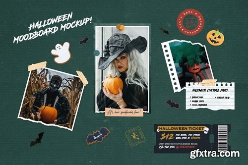 Halloween Moodboard Scene Generator