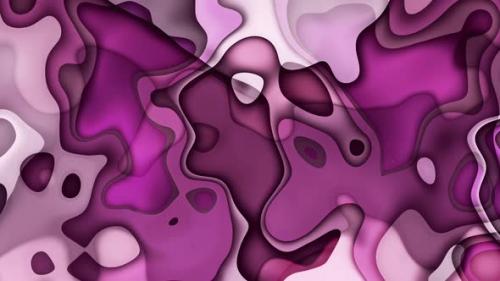 Videohive - Pink White Color Shape Liquid Animated Background - 35291641 - 35291641