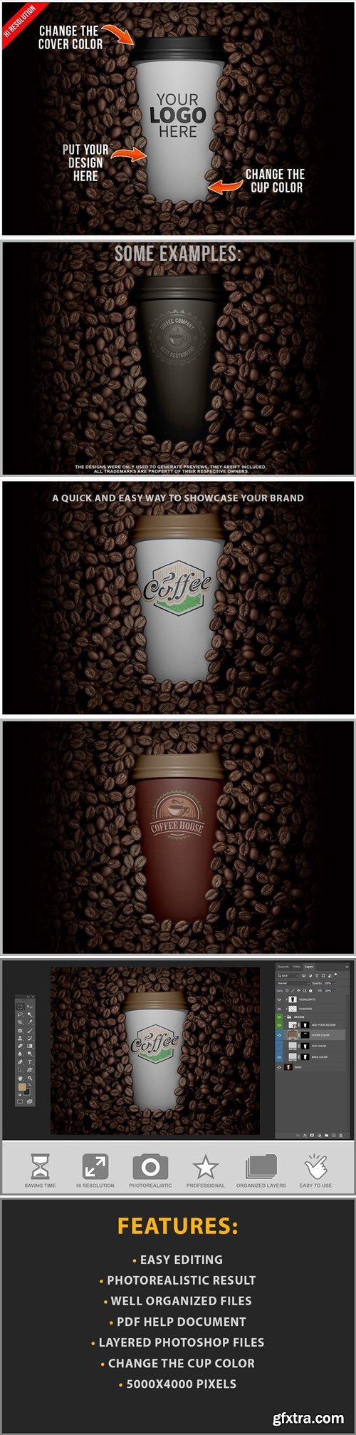 Cup Coffee Mockup