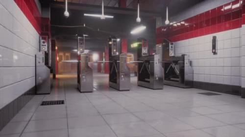 Videohive - Empty Train Station During the Covid19 Pandemic - 35271367 - 35271367