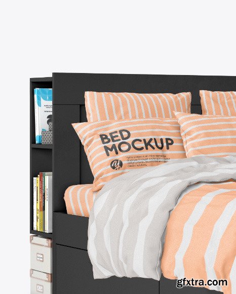 Double Bed Mockup 56027