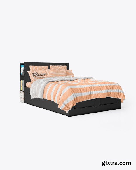 Double Bed Mockup 56027