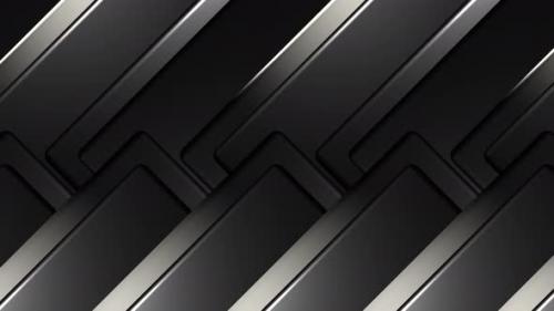 Videohive - 4k Black Metal Corners - 35273091 - 35273091