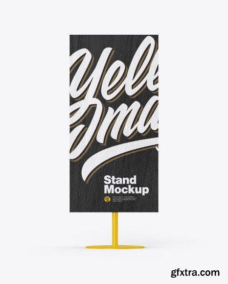 Wooden Stand Mockup 56321