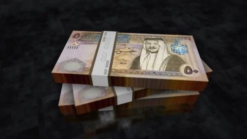 Videohive - Jordan Dinar money banknote pile packs - 35313061 - 35313061