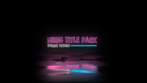 Videohive - Neon Title Pack - 35321160 - 35321160