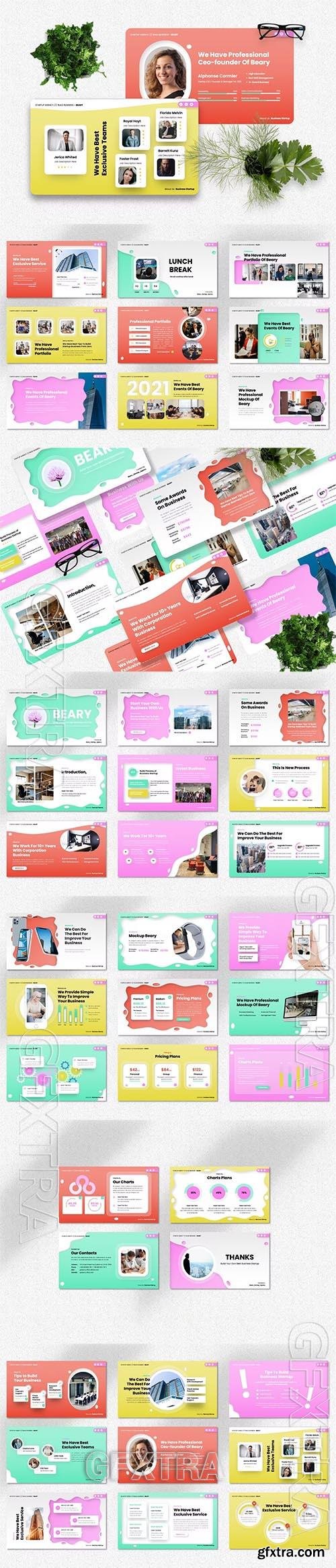 Beary - Corporate Powerpoint, Keynote and Google Slides Presentation Templates 