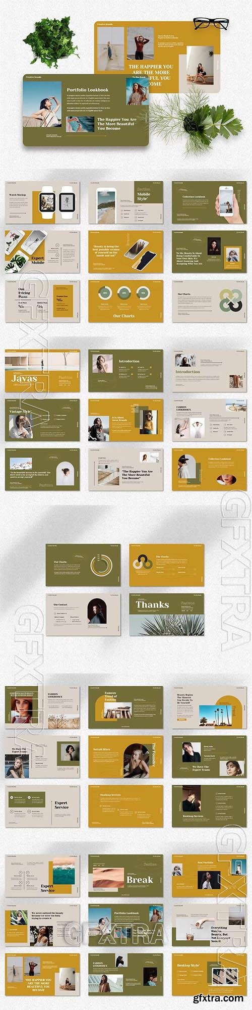 Javas - Fashion Creative Powerpoint, Keynote and Google Slides Presentation Templates 