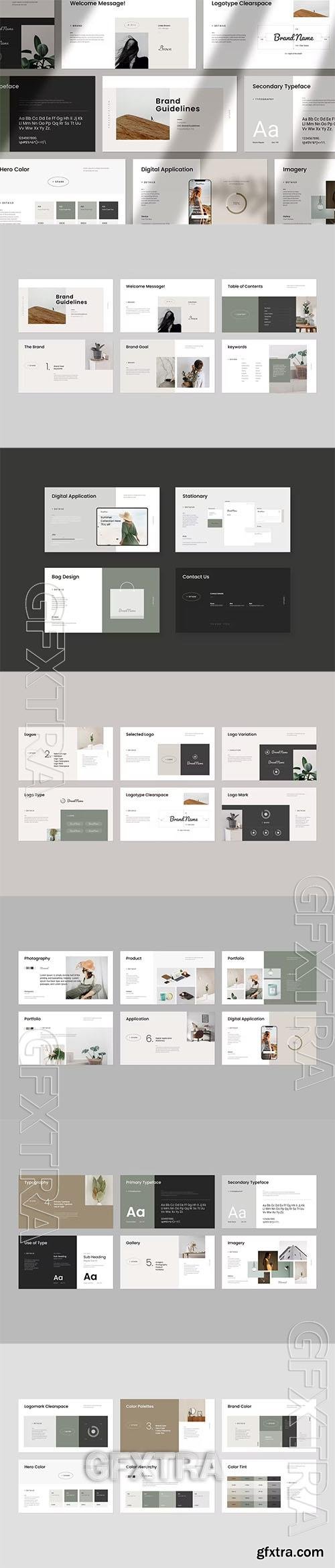 Brand Guideline PowerPoint Template H7AS5MX