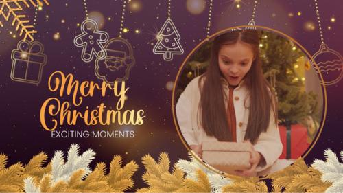 Videohive - Merry Christmas Slideshow | MOGRT - 35383590 - 35383590