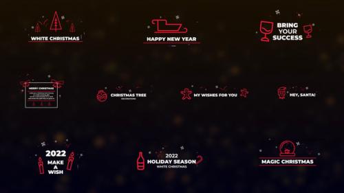 Videohive - Christmas And New Year Titles || FCPX - 35377275 - 35377275