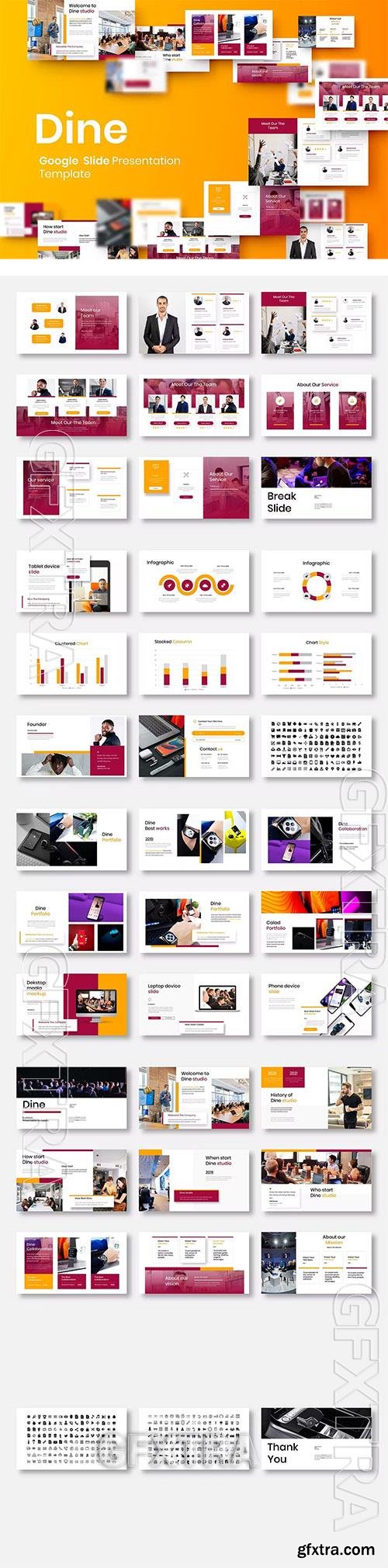 Dine - Business Powerpoint, Keynote and Google Slides Presentation Templates 