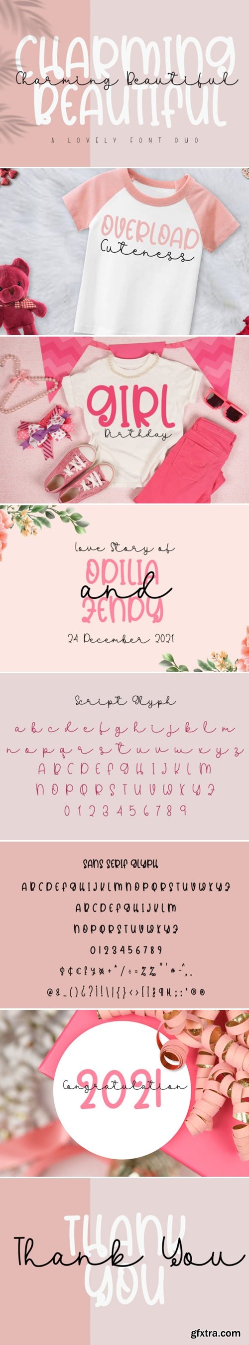 Charming Beautiful Font