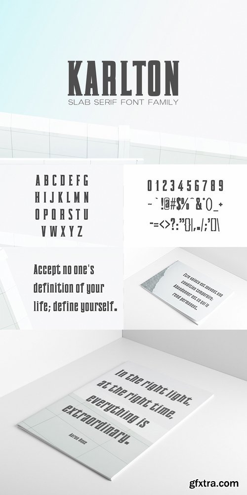 Karlton Slab Serif Font Family 2943050