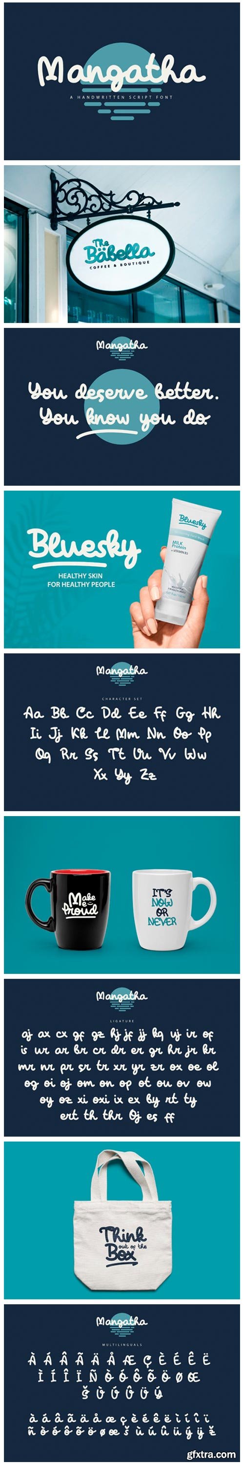 Mangatha Font