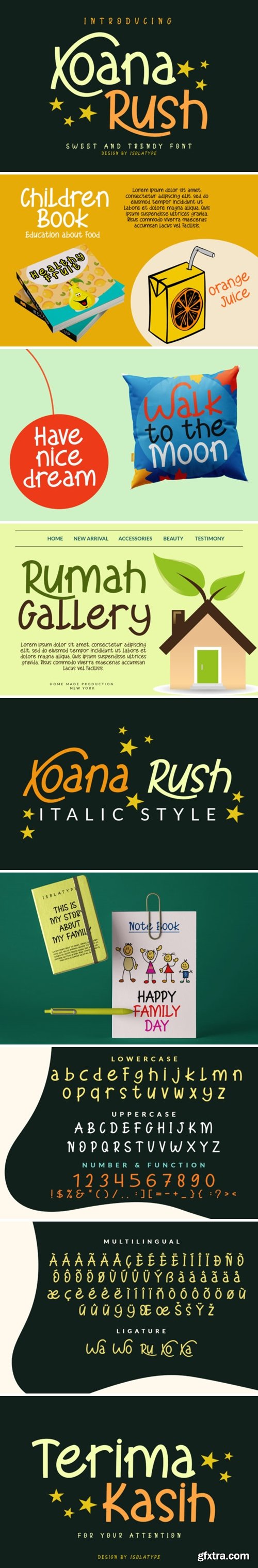 Xoana Rush Font