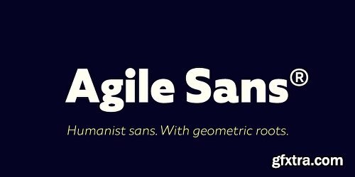 Agile Sans Font Family -18 Fonts