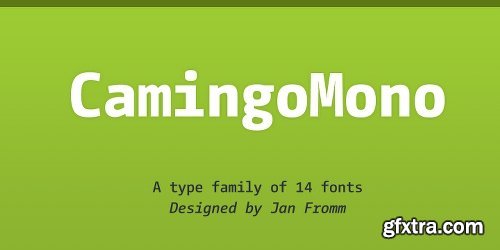 CamingoMono Font Family - 28 Fonts