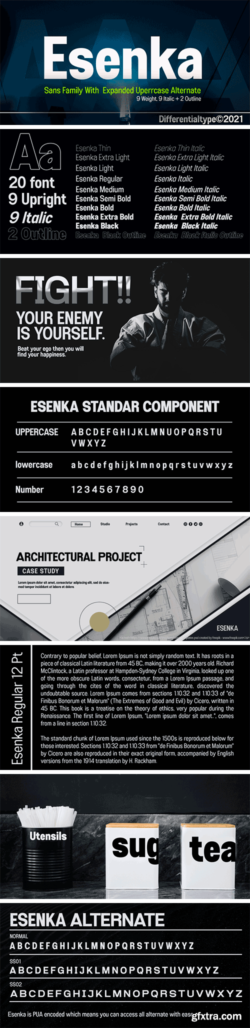 Esenka Font Family