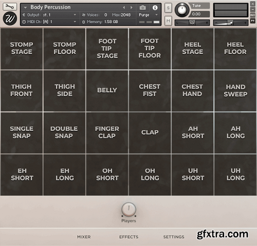 Wavesfactory Body Percussion KONTAKT