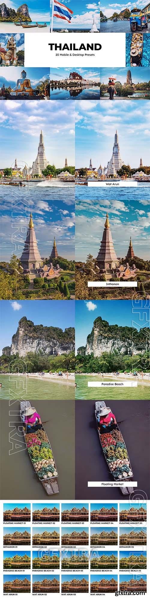 20 Thailand Lightroom Presets and LUTs WBS6GUY