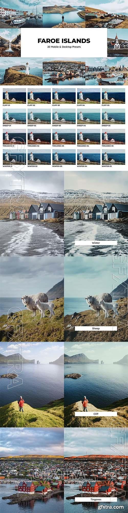 20 Faroe Islands Lightroom Presets and LUTs 6KCNETD