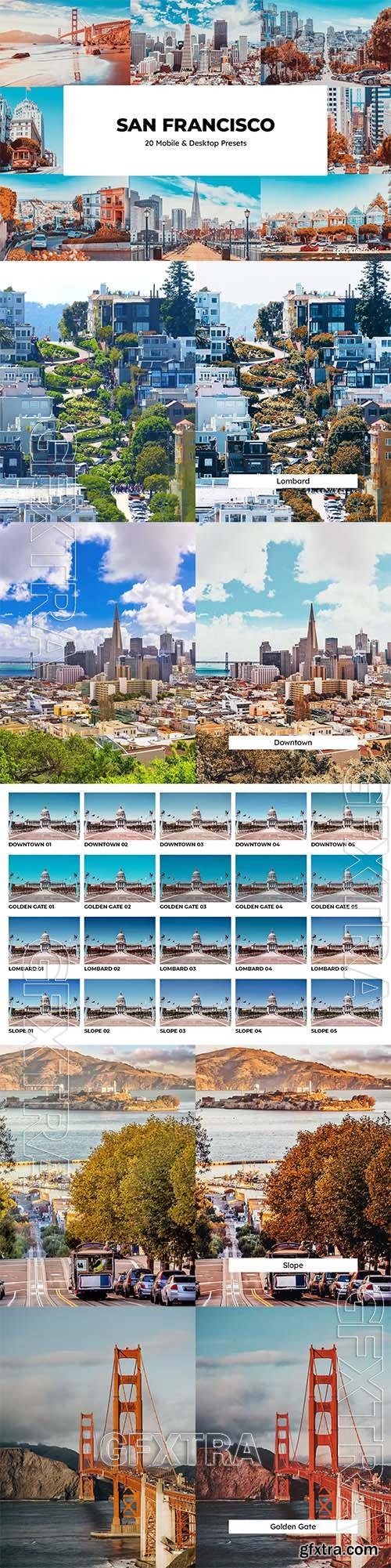 20 San Francisco Lightroom Presets and LUTs FPJUB6J