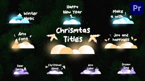 Videohive - Christmas Titles for Premiere Pro - 35398302 - 35398302