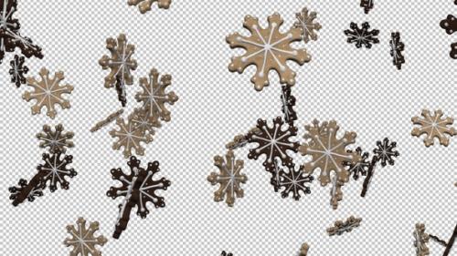 Videohive - Sweet Snowflakes - II - Falling Loop - Alpha Channel - 35315862 - 35315862