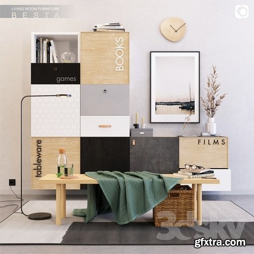 IKEA BESTA Set 4