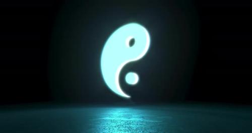 Videohive - Yin Yang Light Loop - 4K - 35321009 - 35321009