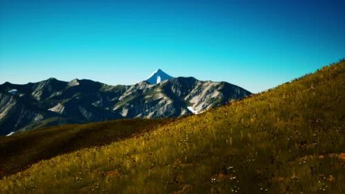 Videohive - Panoramic View of Alpine Mountain Landscape in the Alps - 35325757 - 35325757