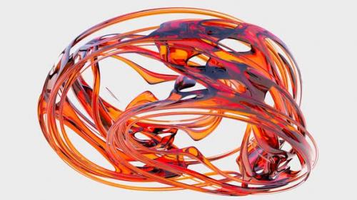 Videohive - Abstract Flying Liquid - 35328144 - 35328144